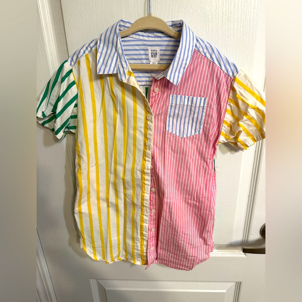 ⭐️BUNDLE 10 for $50⭐️ GAP kids • Girls Colorful Striped Kids Shirt Dress